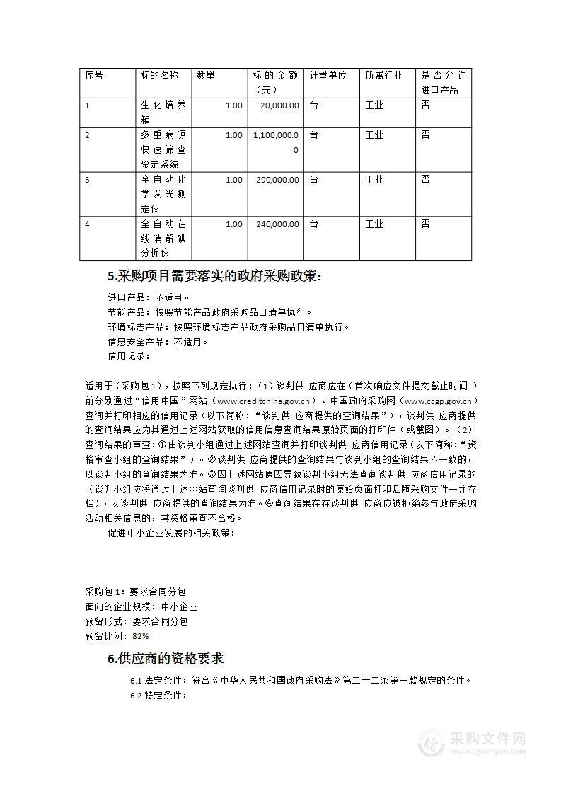 疾病预防控制机构能力建设项目