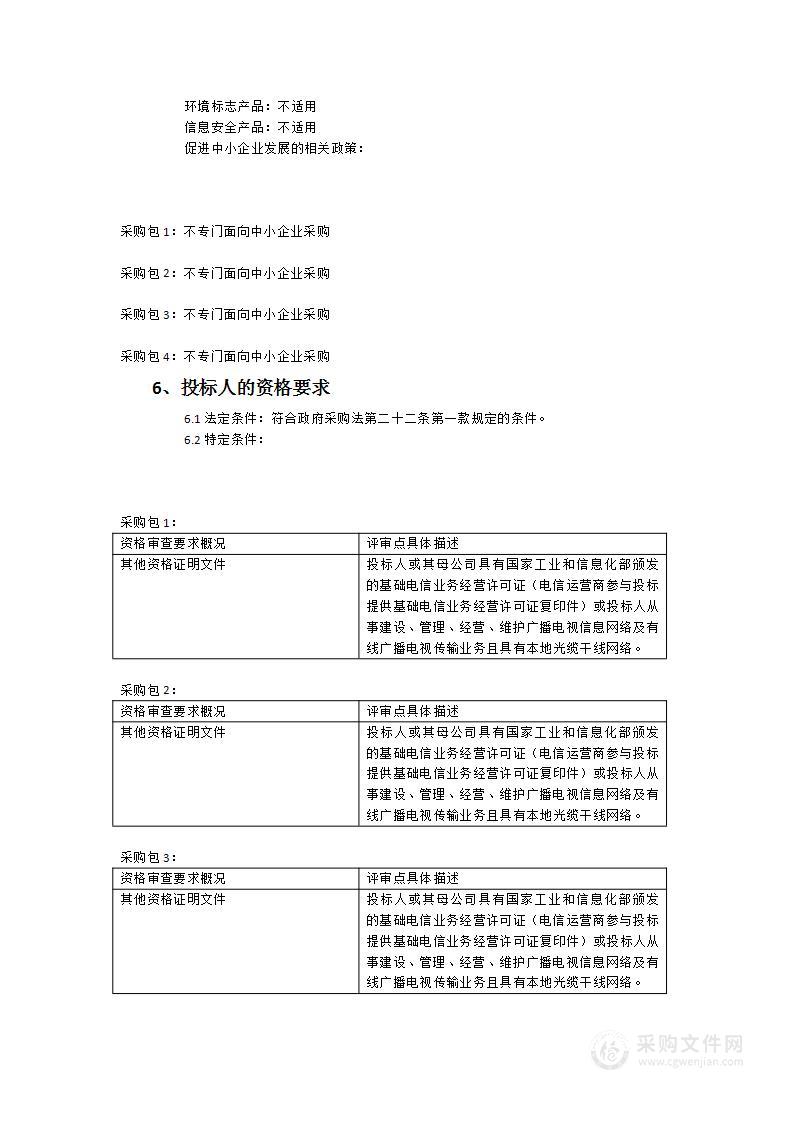 晋江市公安局完善提升城市安全信息系统光纤线路租用服务采购