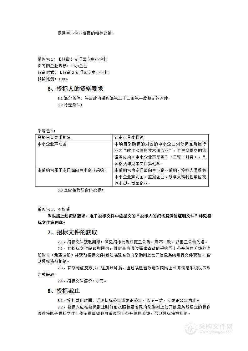 福建省城市建设品质提升项目管理系统功能拓展