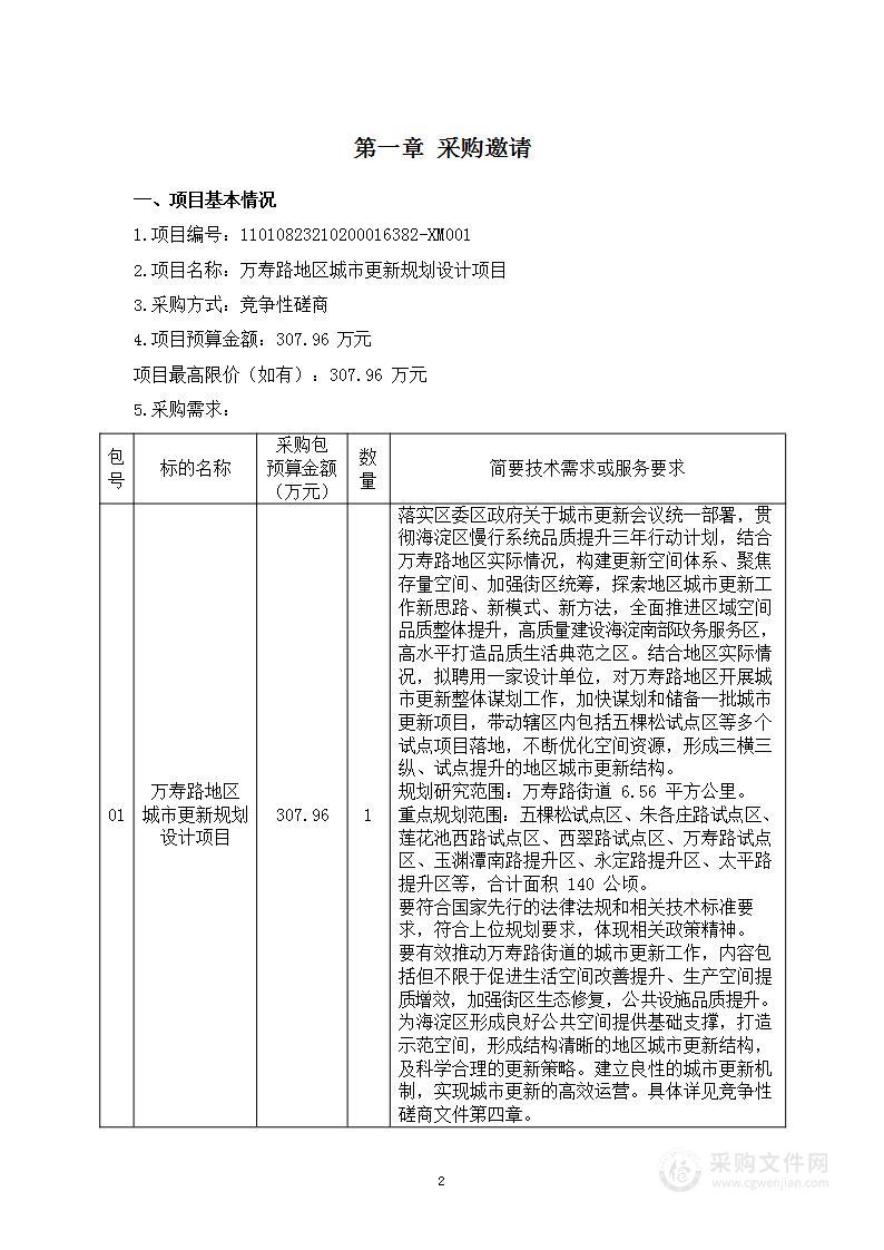 万寿路地区城市更新规划设计项目