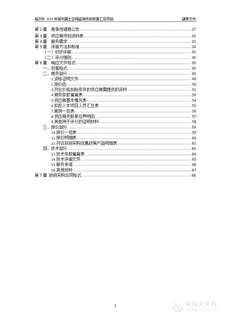 临沂市2023年城市国土空间监测市级核查汇总项目