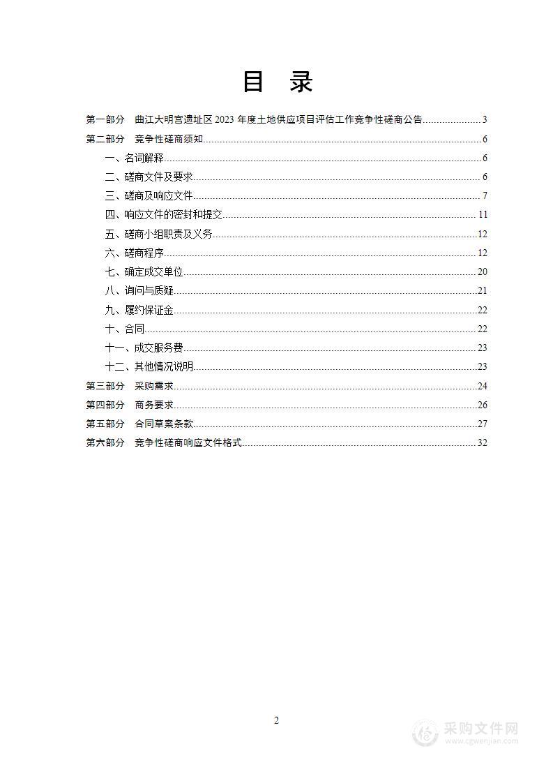 曲江大明宫遗址区2023年度土地供应项目评估工作