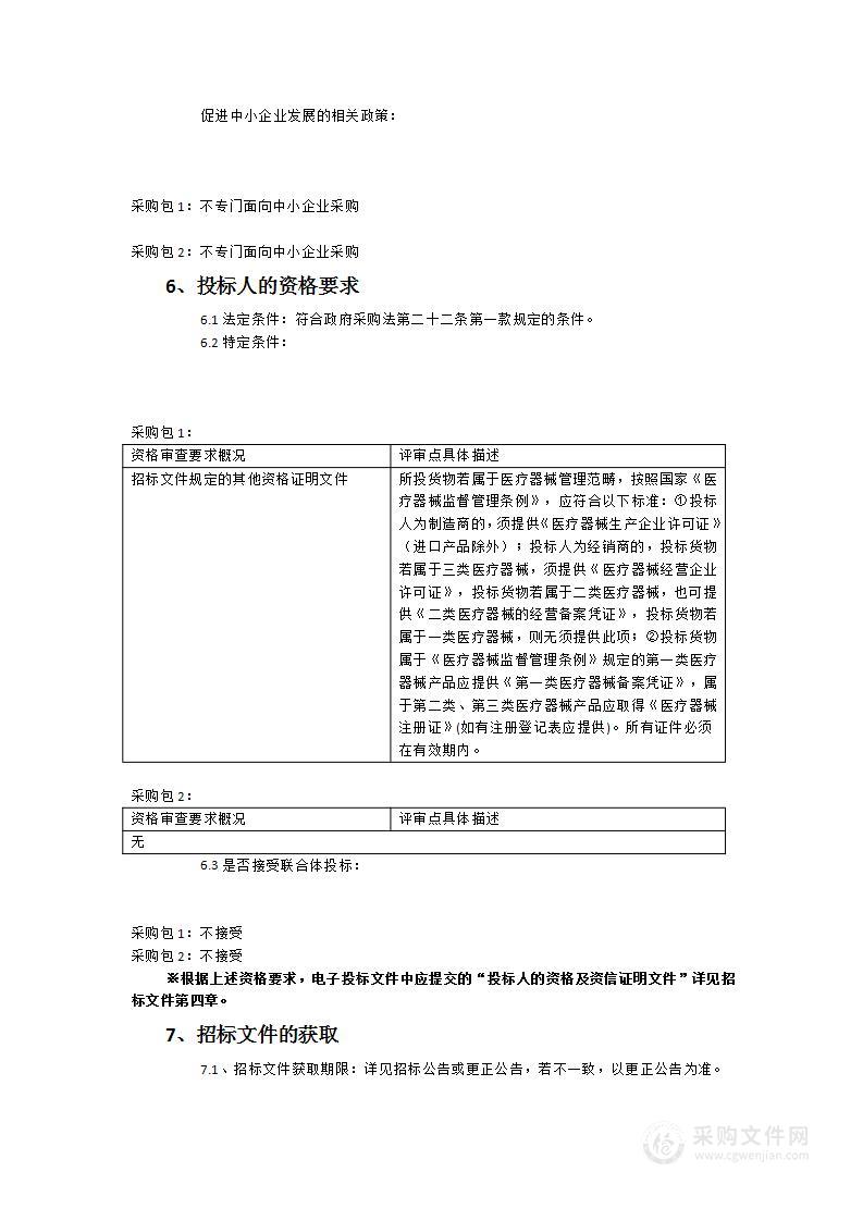 2023年福建省妇幼保健院手术显微镜等一批项目