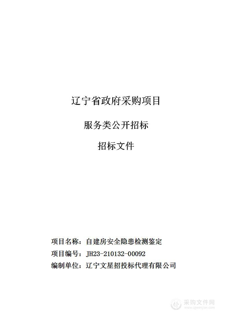 自建房安全隐患检测鉴定