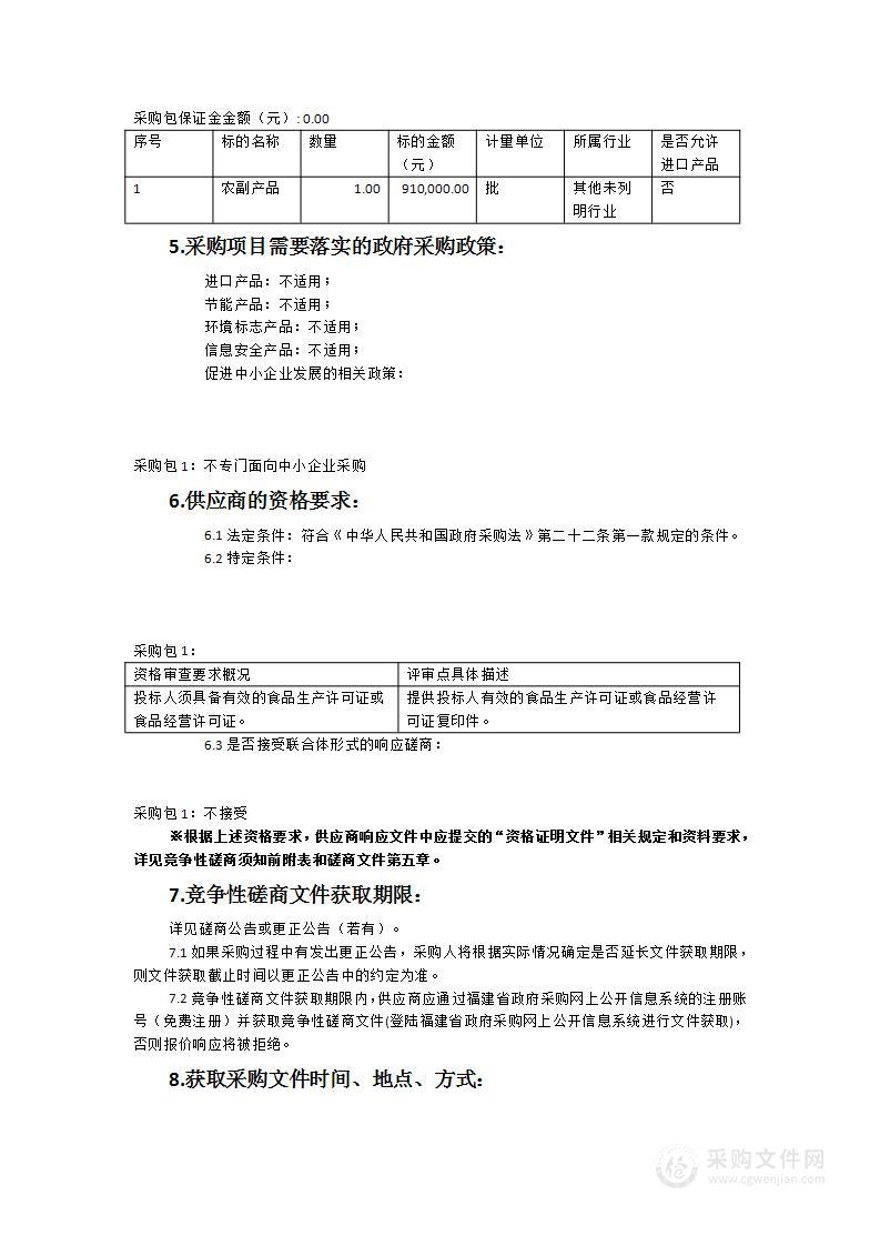 惠安特殊教育学校食堂食材配送