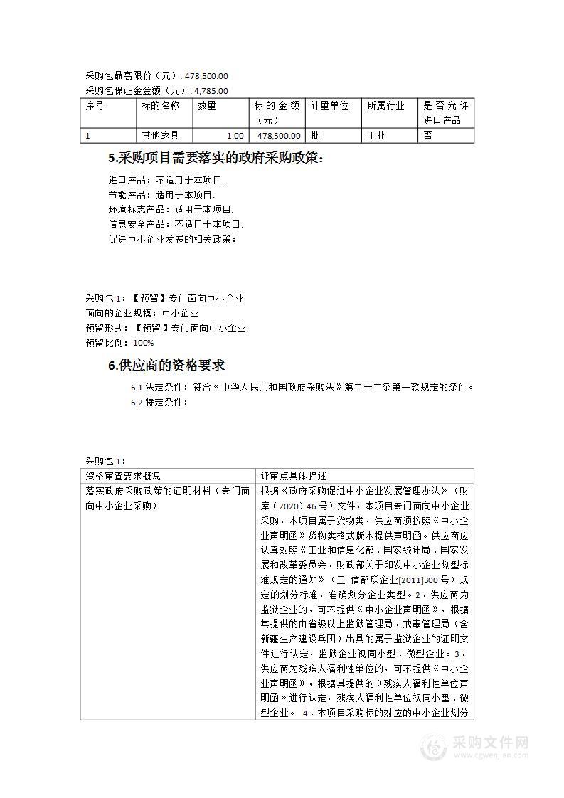 大学新校区人才公寓第一批配套家具采购