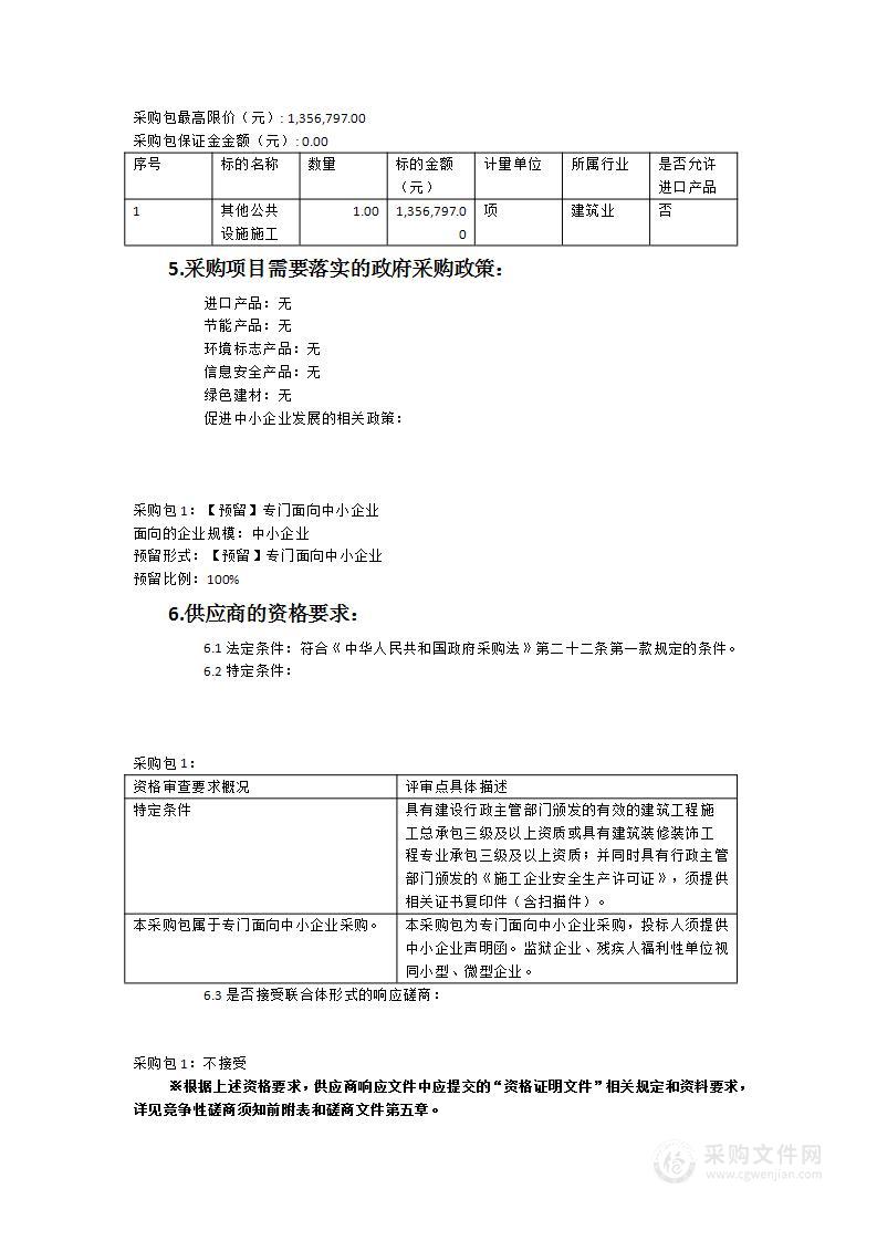 景山街道樟山社区改造提升项目