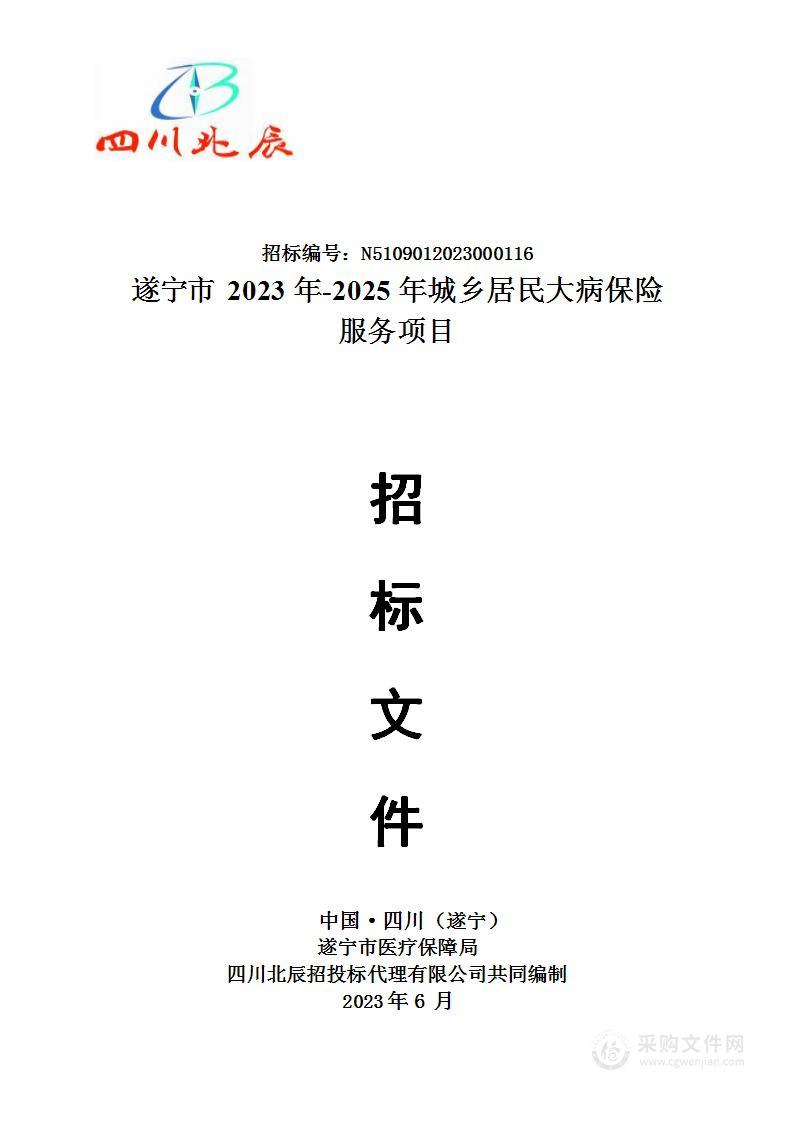 遂宁市2023年-2025年城乡居民大病保险服务项目