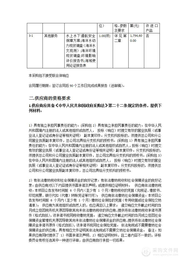 陆丰市碣石片区开放式养殖用海项目八个专题项目