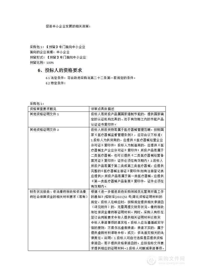 医疗设备一批