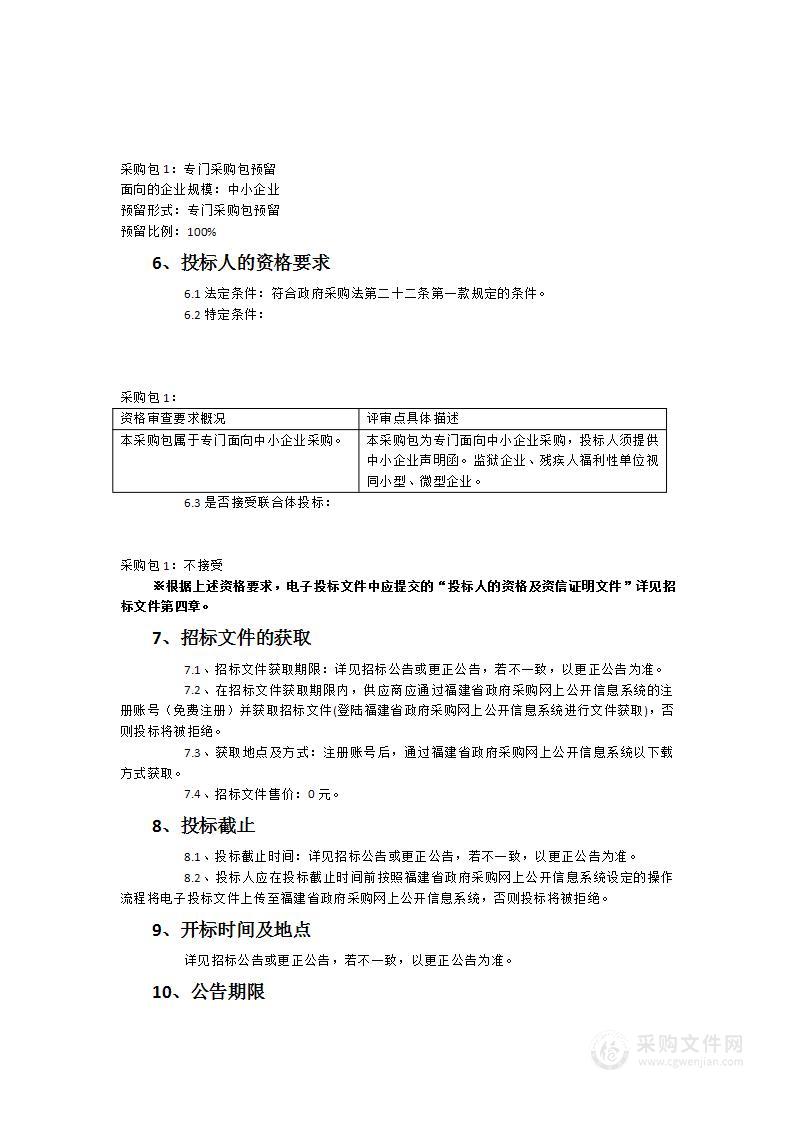 福建省地方金融监督管理局政府网站升级改造项目