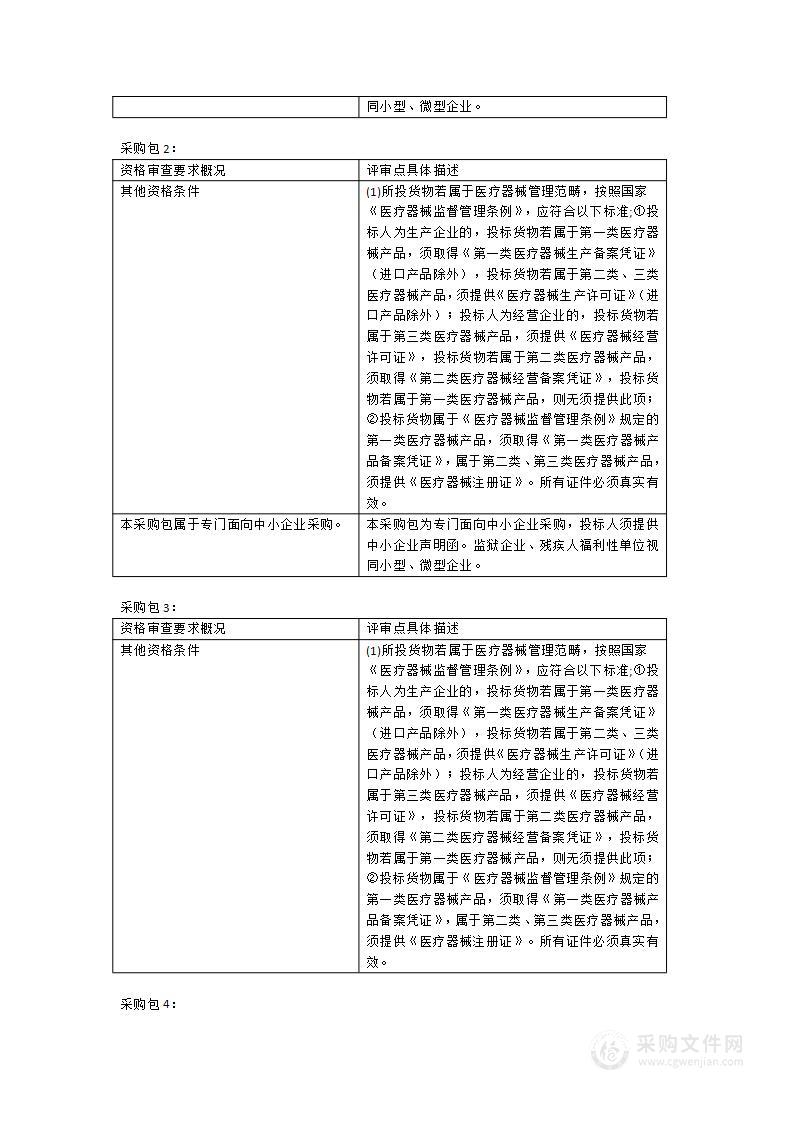 福鼎市医院医疗设备采购项目