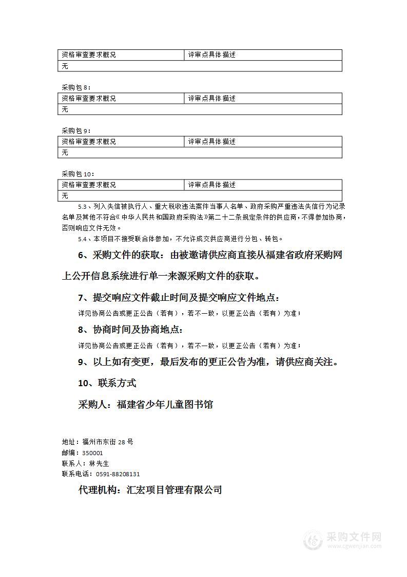 福建省少年儿童图书馆2023年度数字资源采购项目