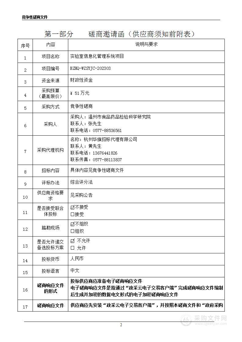 实验室信息化管理系统项目