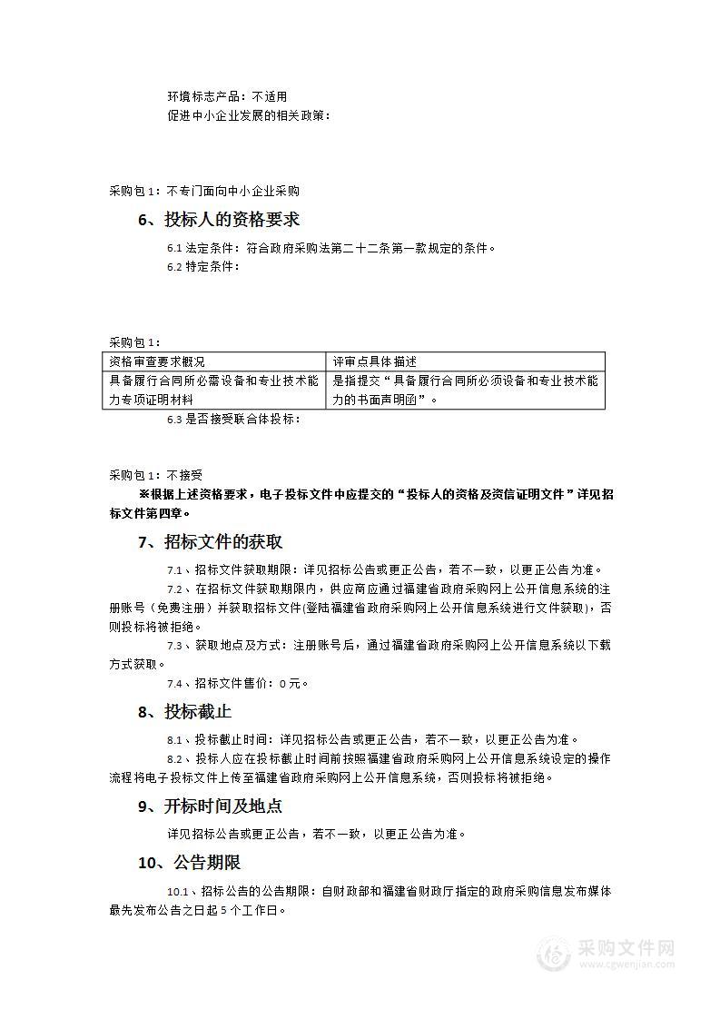 福建省2023年航空应急救援直升机租赁政府采购服务项目