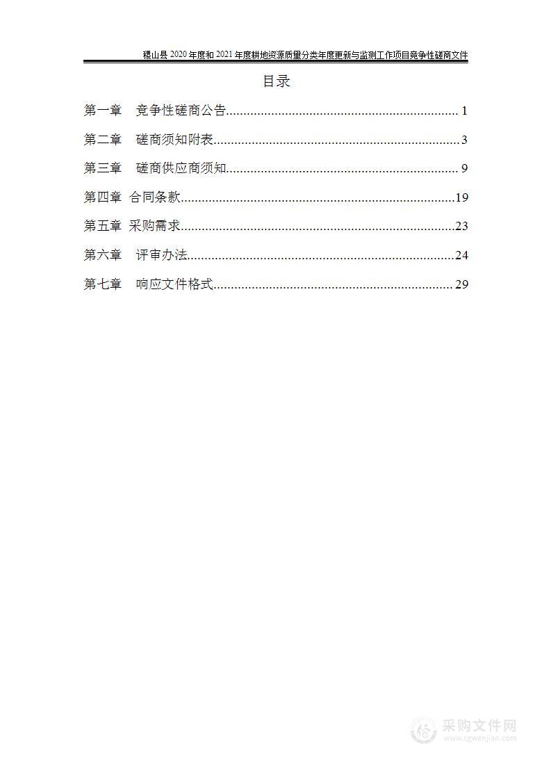 稷山县2020年度和2021年度耕地资源质量分类年度更新与监测工作项目