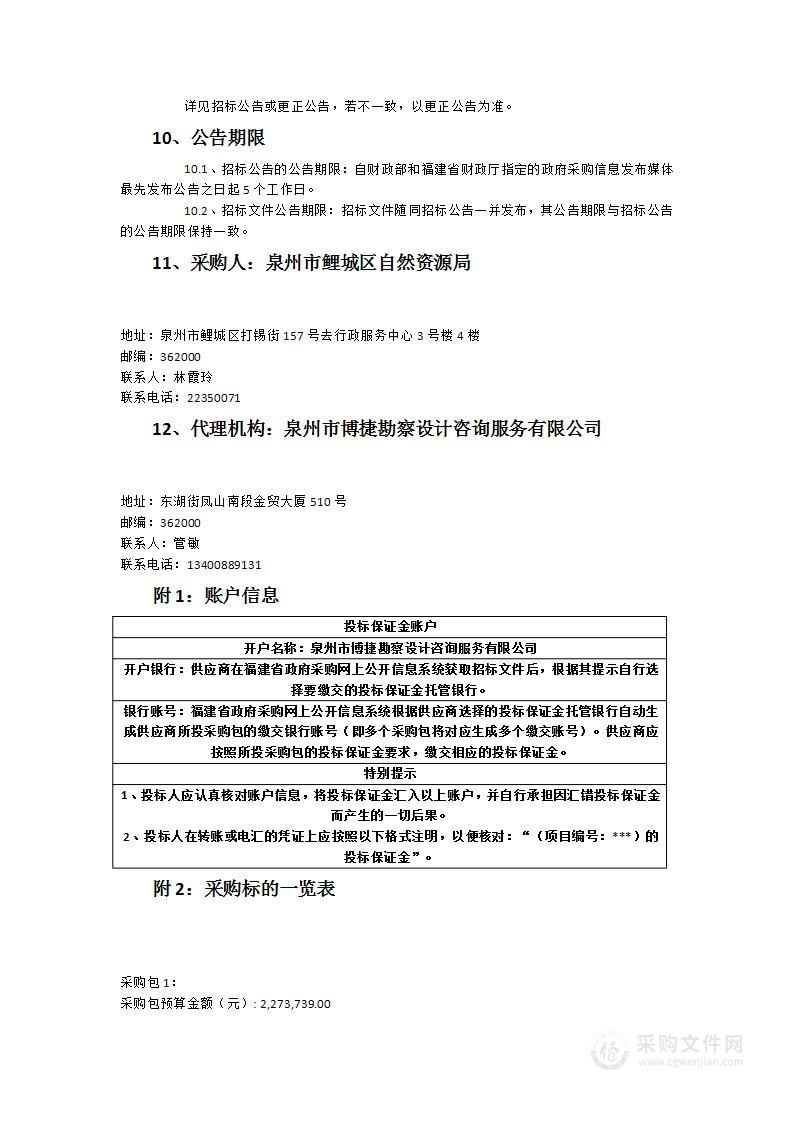 鲤城区2023-2025年度松材线虫病防控绩效承包项目