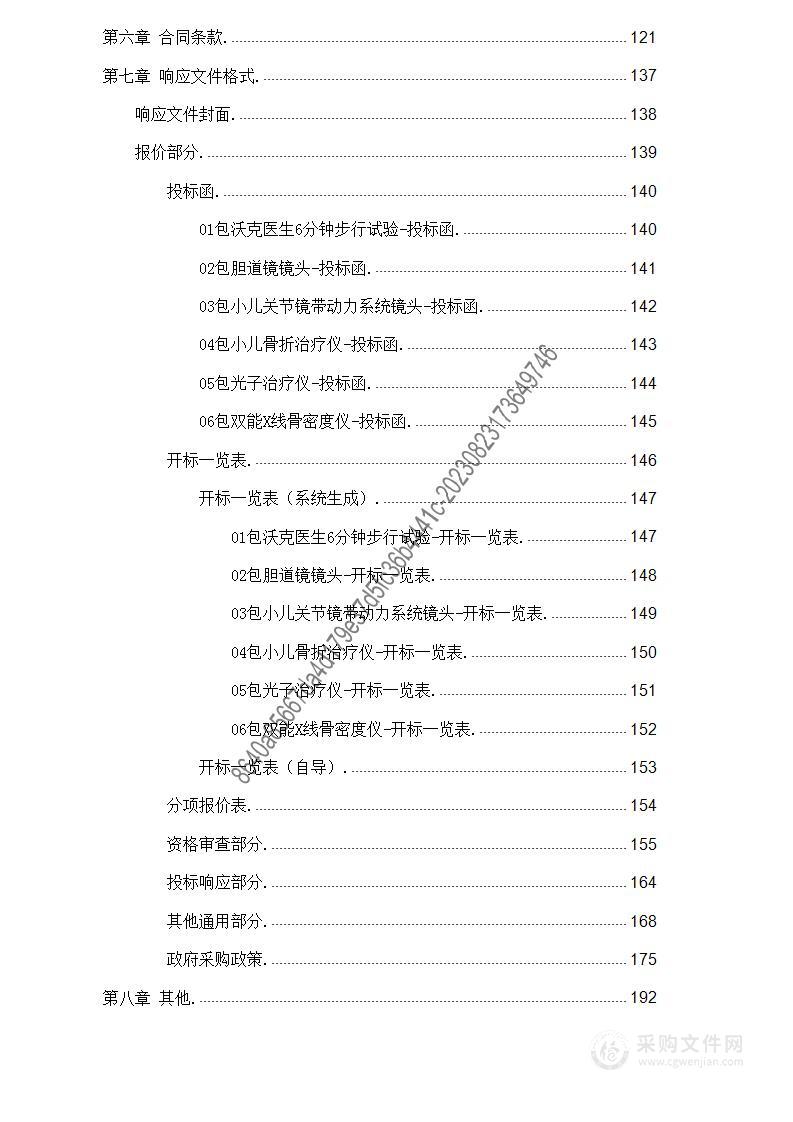 2023年预算内项目第一批申请采购项目（3）