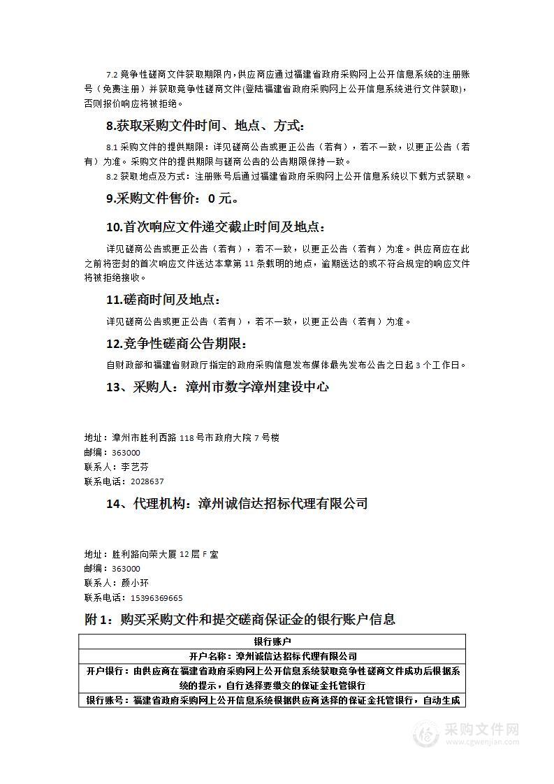 漳州市政务数据治理与应用项目监理