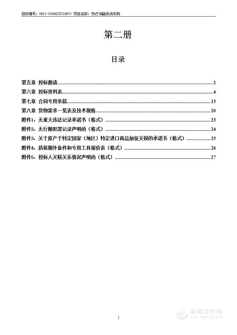 热疗消融系统