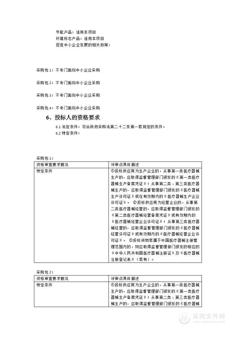 福建省老年医院遥测心电监护系统、空气波压力治疗仪等医疗设备采购项目