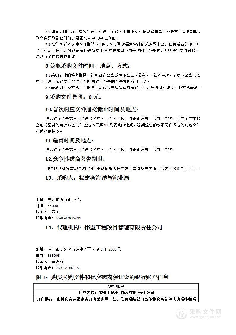 福建省海洋与渔业局2023年局网站升级及维护项目