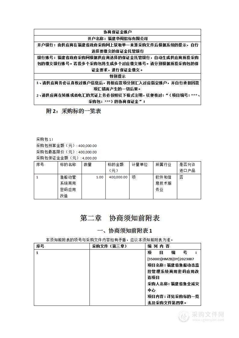 福建省渔船动态监控管理系统商用密码应用改造项目