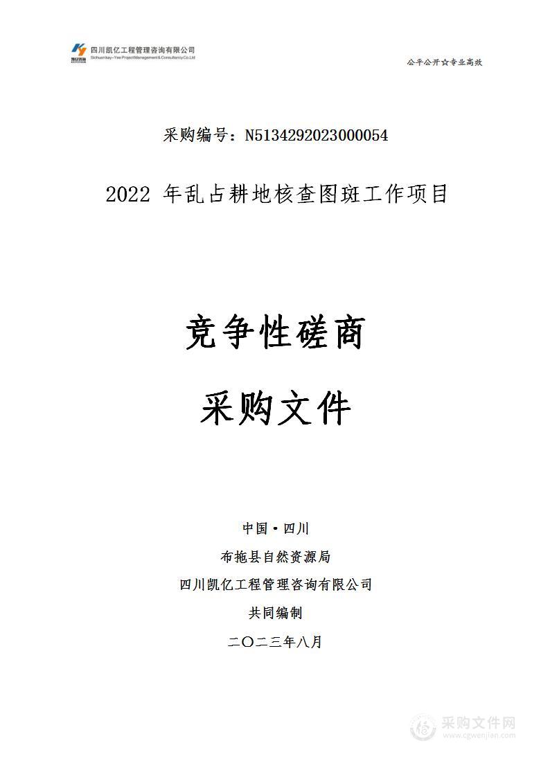 2022年乱占耕地核查图斑工作项目