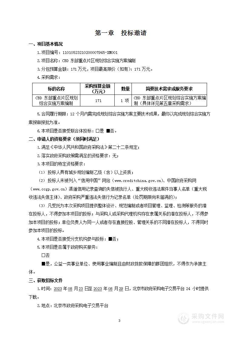 CBD东部重点片区规划综合实施方案编制