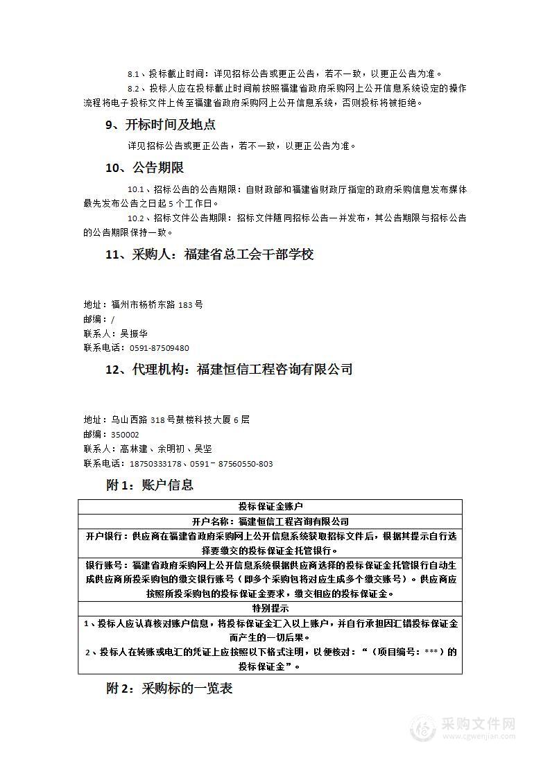 八闽工匠学堂系统运维采购项目