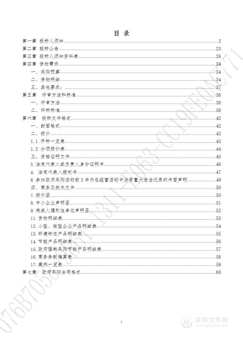 济南市国有柳埠林场森林消防队伍个人装备采购项目