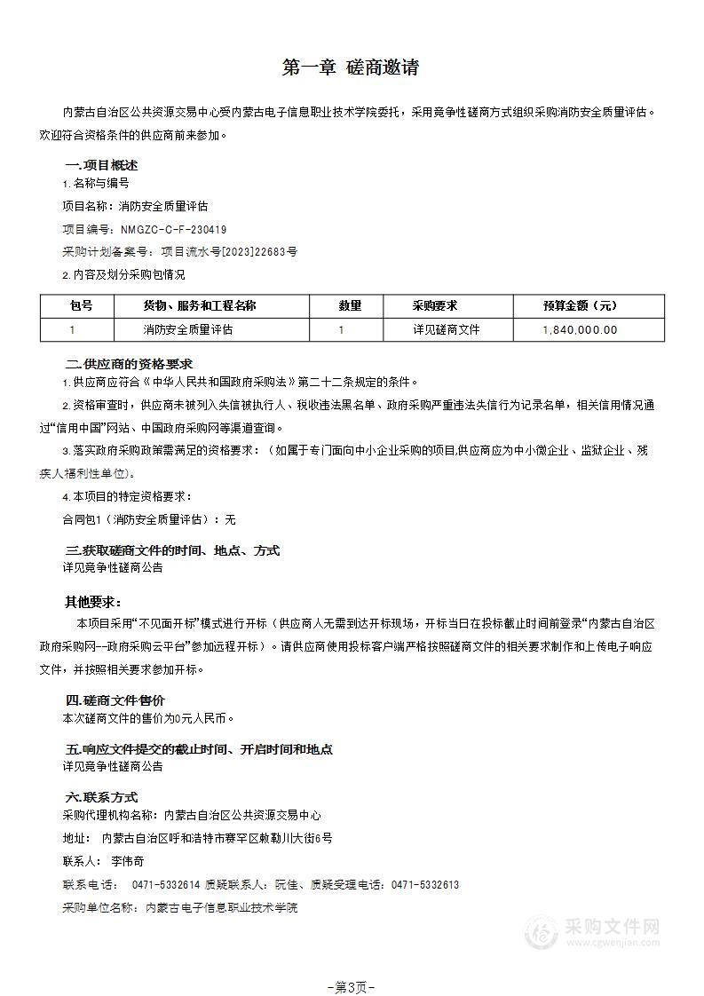 消防安全质量评估