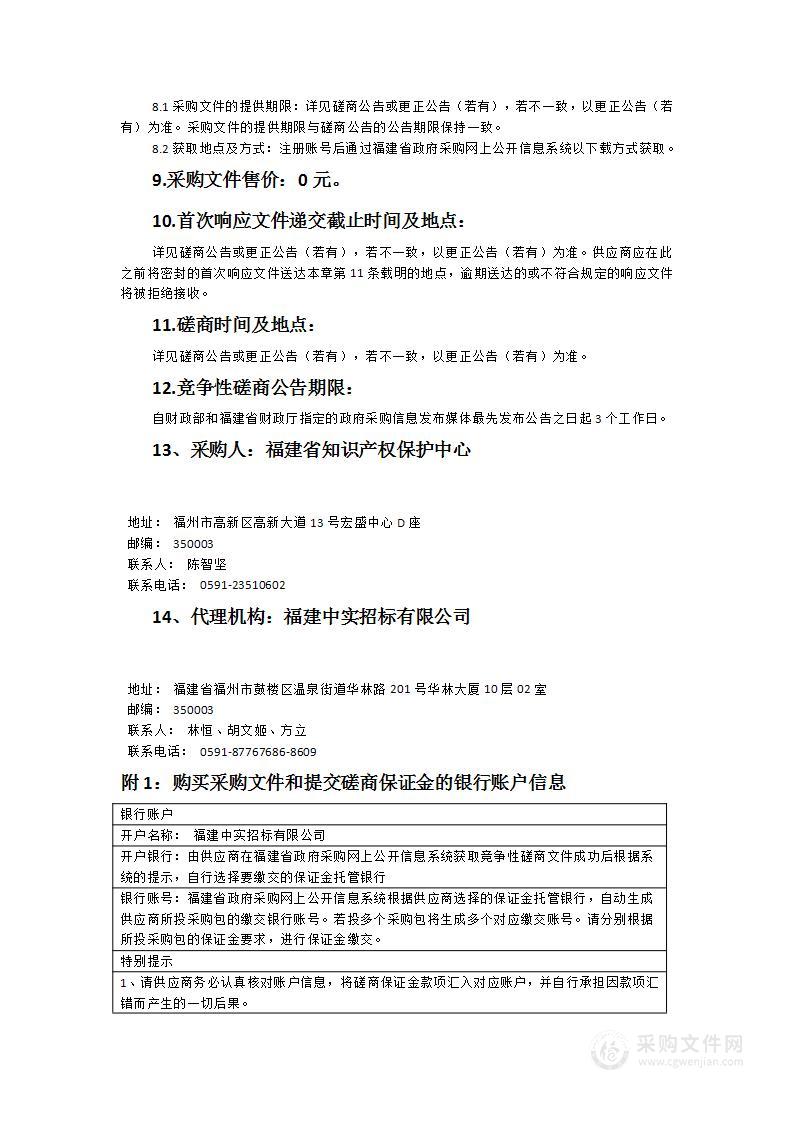 福建省疑似非正常专利申请信息服务