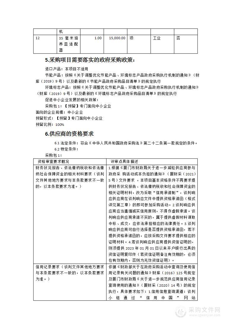 基础医学部转化医学实验室设备添购