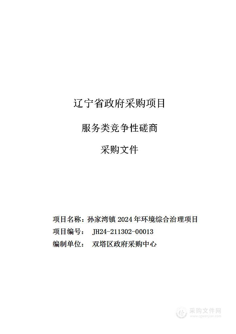 孙家湾镇2024年环境综合治理项目