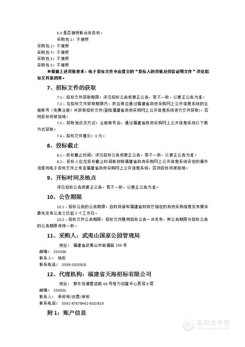 武夷山国家公园专项工作实施方案编制