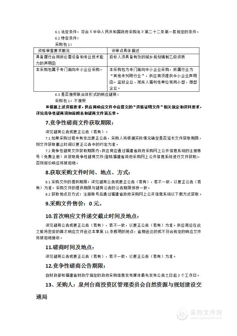 《泉州台商投资区高铁片区单元详细规划、泉州台商投资区张坂上塘片区单元详细规划》