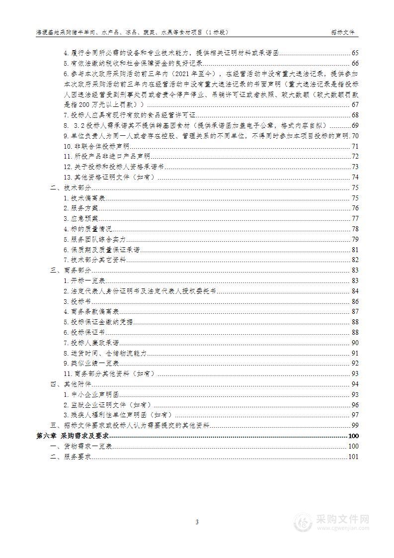 云南省昆明海埂体育训练基地2024年肉类、冻品、蔬菜等食材采购项目（1标段）