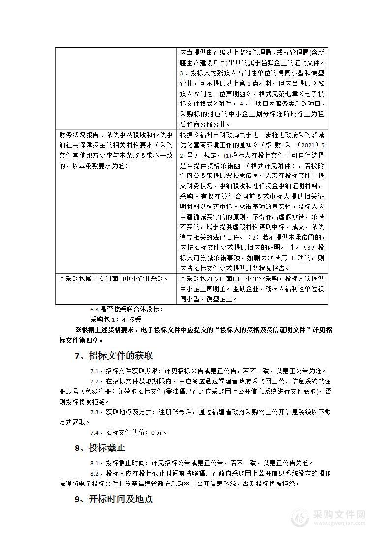 福州市长乐区人民医院保安招标服务采购项目