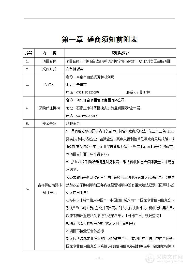 辛集市自然资源和规划局辛集市2024年飞机防治美国白蛾项目