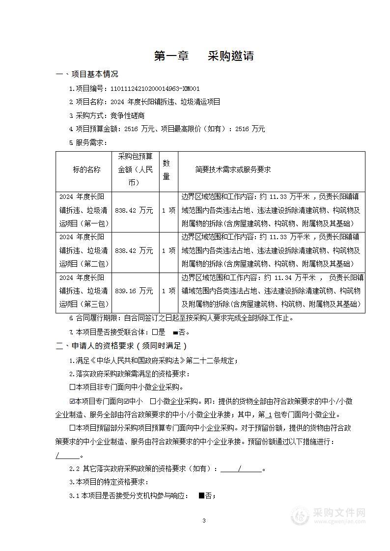 长阳镇拆违、垃圾清运项目拆除工程