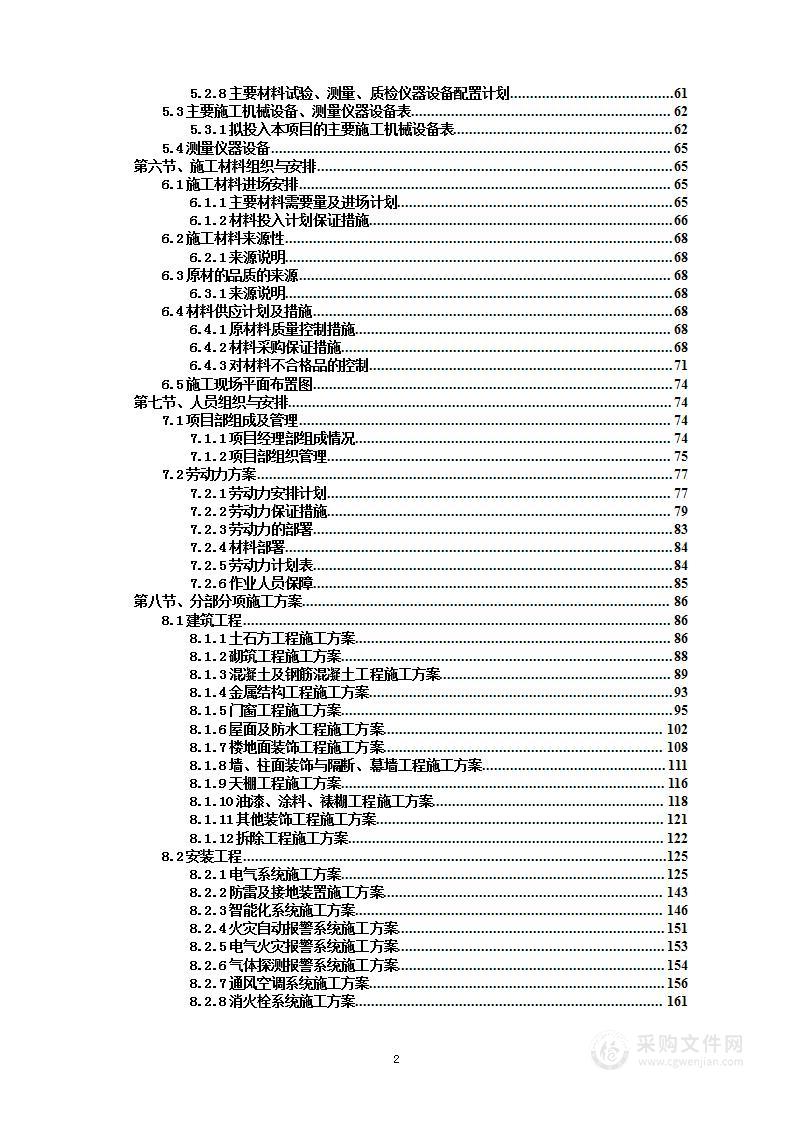 大学学院实验室改造工程投标方案