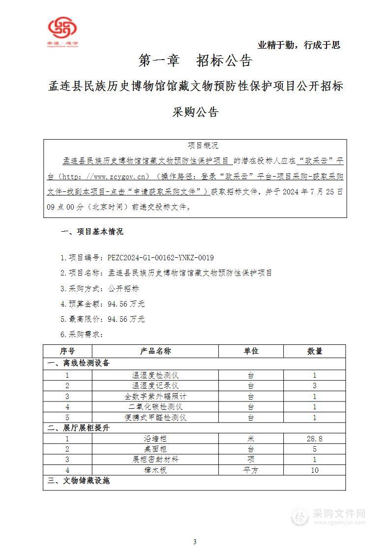 孟连县民族历史博物馆馆藏文物预防性保护项目