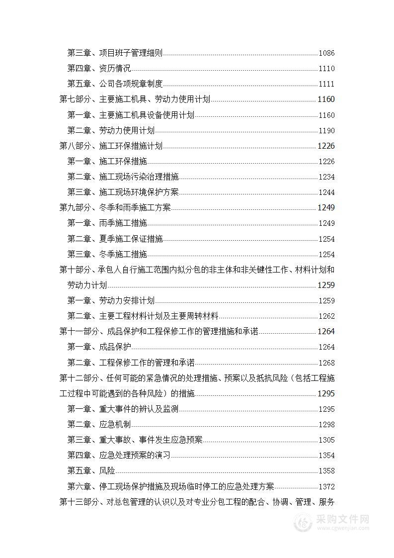 保障性租赁住房项目施工投标方案