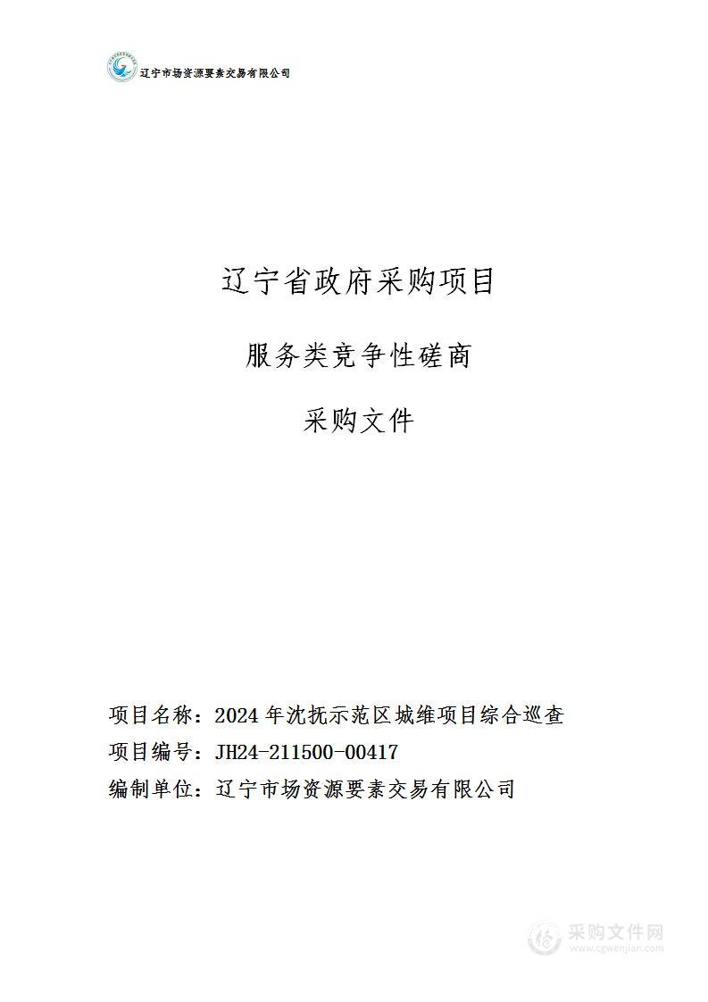 2024年沈抚示范区城维项目综合巡查