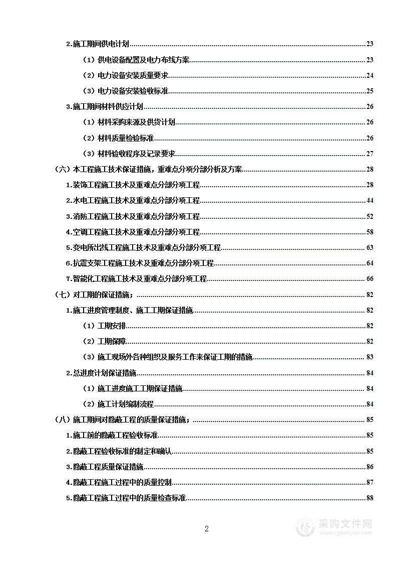 医疗器械研发及产业化项目精装修工程投标方案