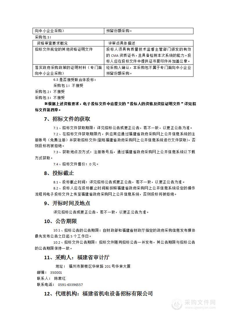 福建省金审工程（三期）项目密评、等保、测试服务采购项目