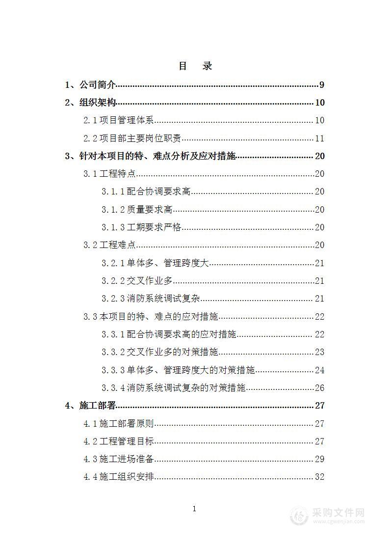 房地产项目DK4地块二期消防专项施工投标方案