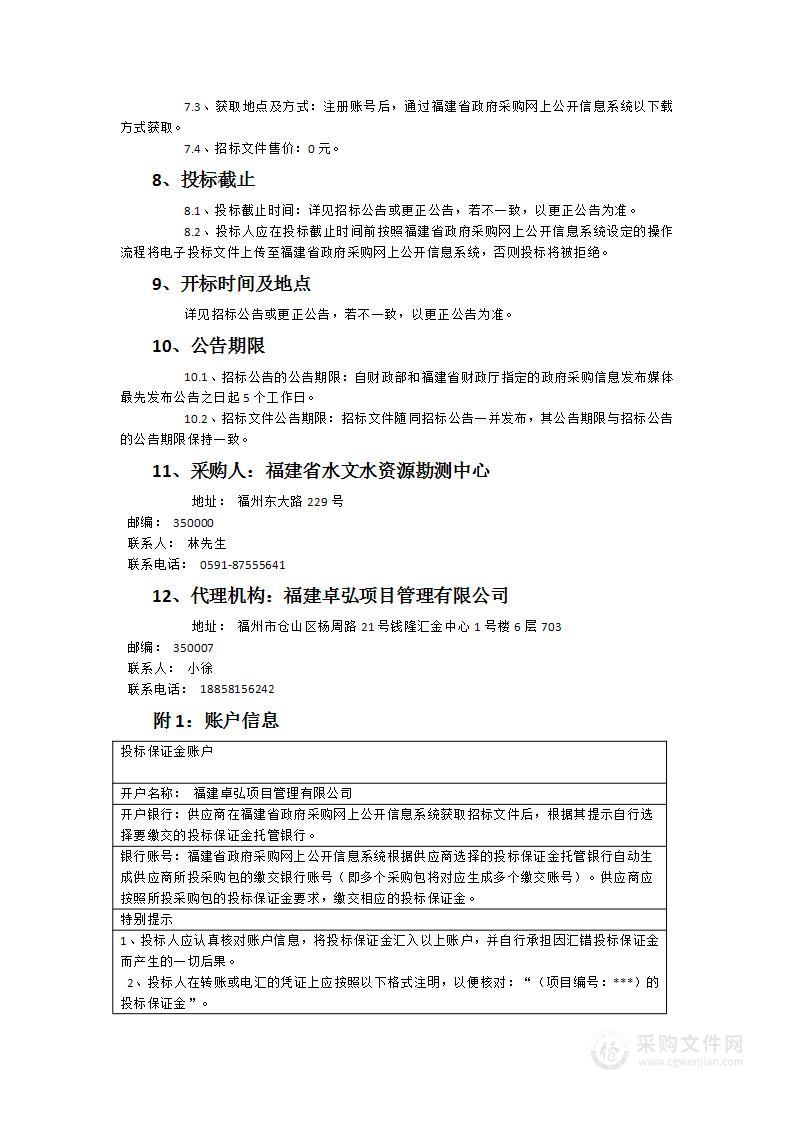 福建省水情会商系统能力提升（一期）