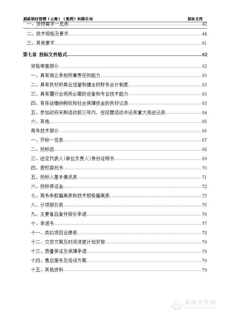 云南省玉溪市自然灾害基层应急能力提升工程基层防灾项目（地震地质灾害救援）采购